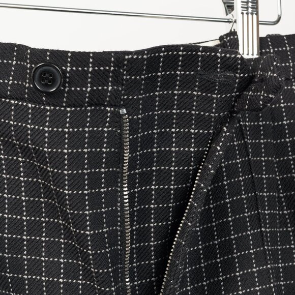 Isabel Marant Lola Black Checked Wool Cropped Trousers - Picture 9 of 10